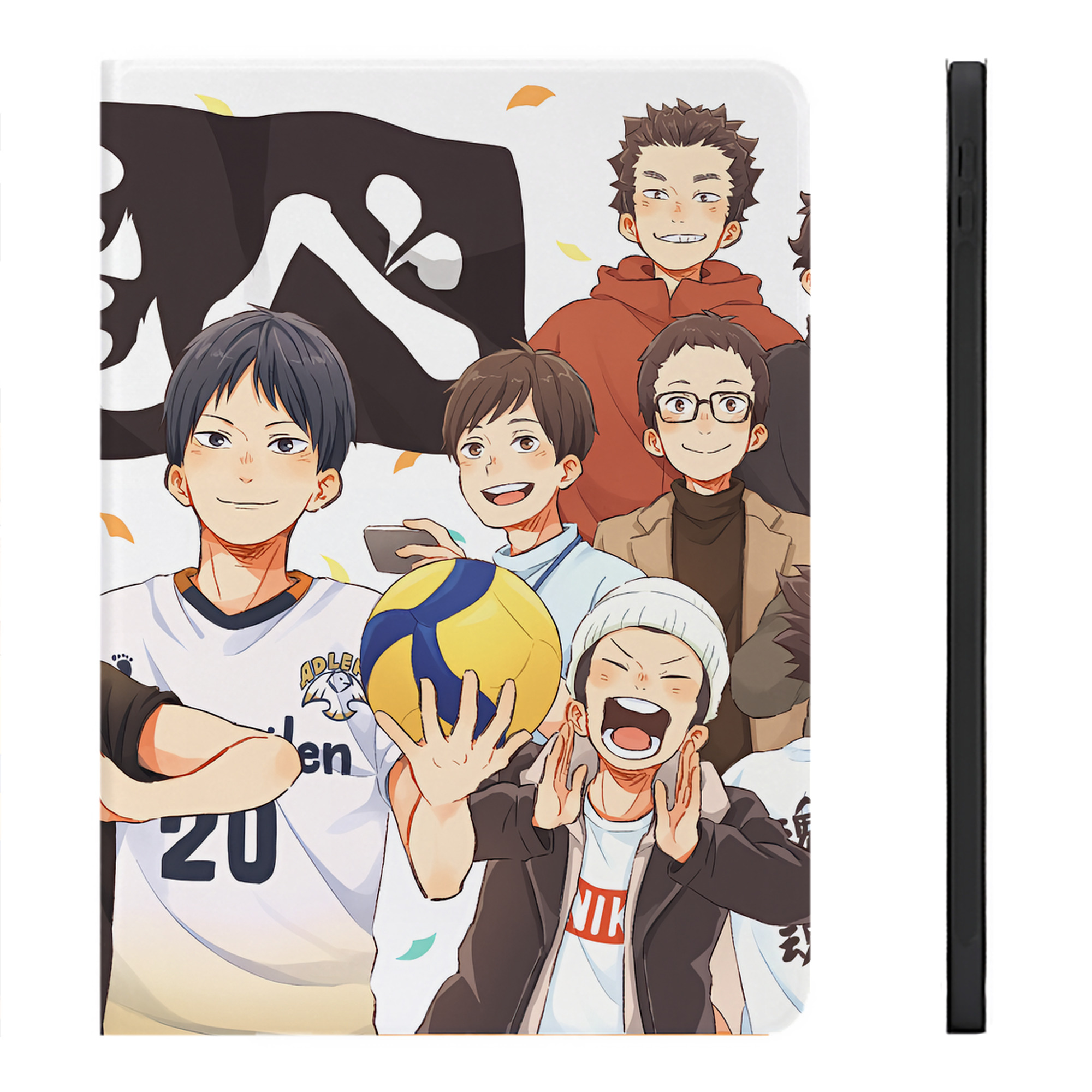 （画像用） ハイキュー!! Haikyu!! IPadケース ペンホルダー付き ブックスタイルデザイン